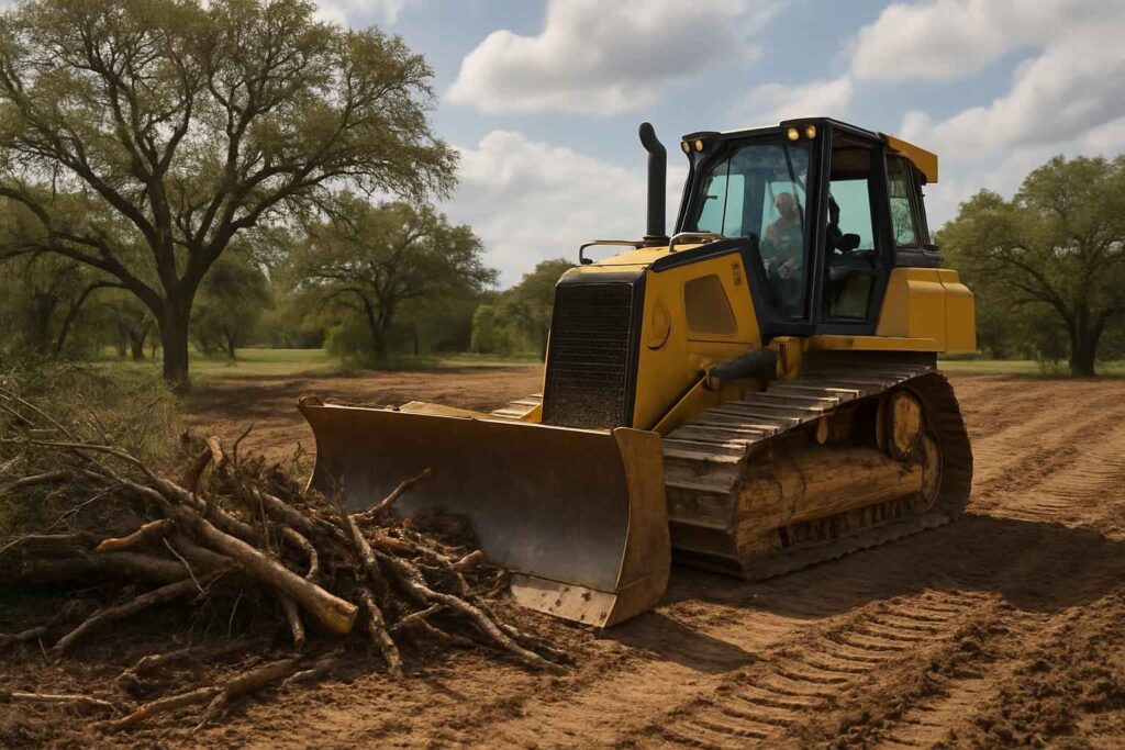 land clearing service in waring tx