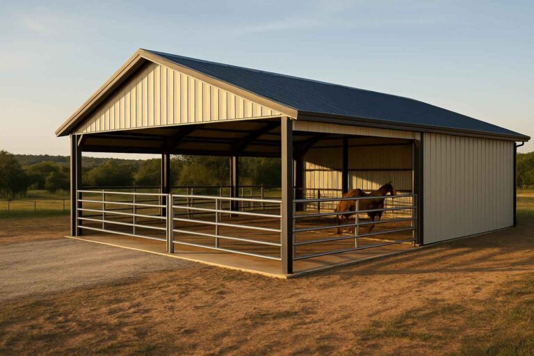 livestock barn builder in comfort tx
