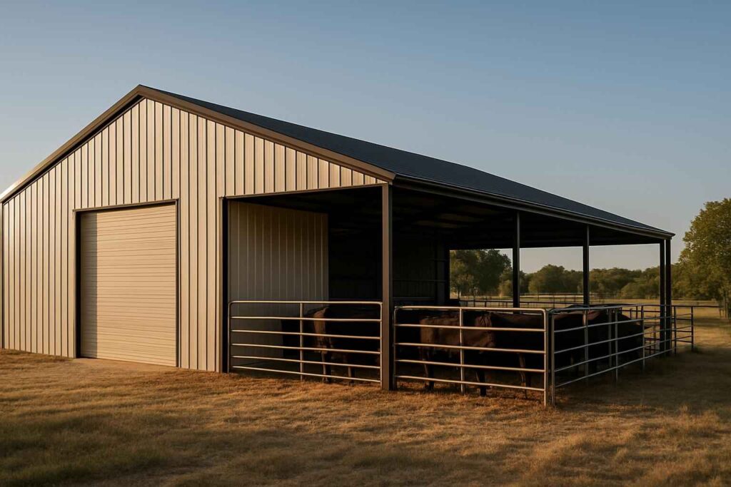 livestock barn builder in johnson city tx