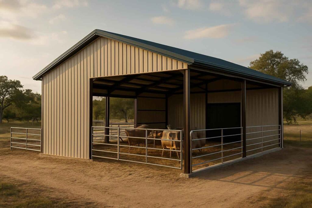 livestock barn builder in kerrville tx