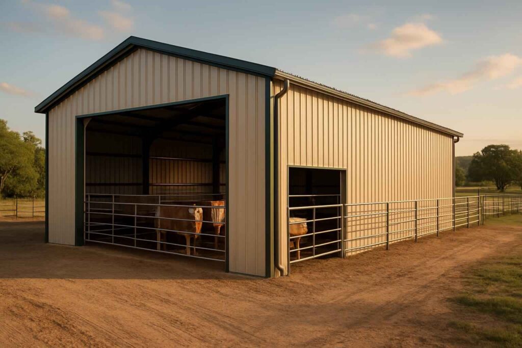 livestock barn builder in sisterdale tx