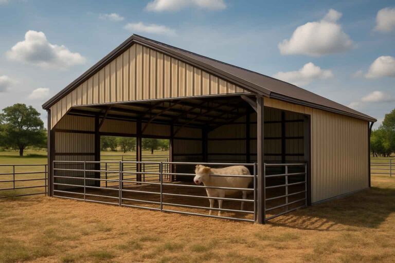 livestock barn builder in waring tx