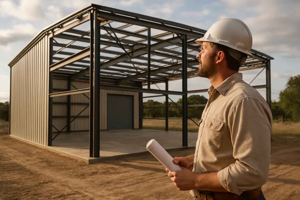 metal building contractor near me in blanco tx