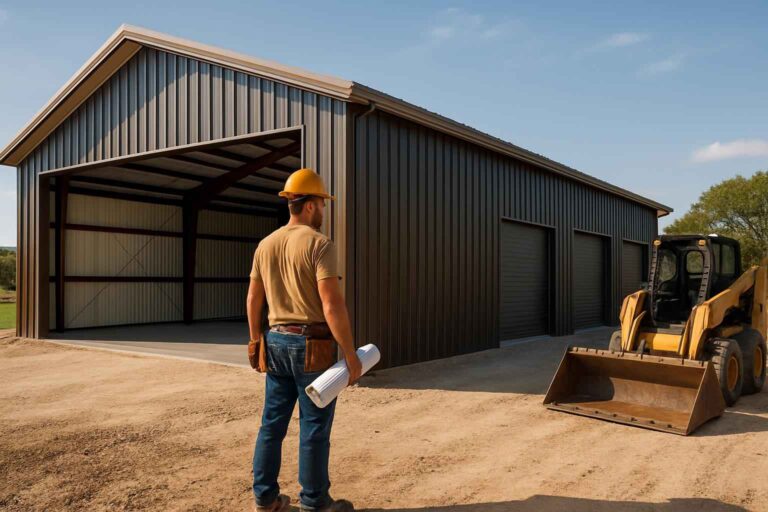 metal building contractor near me in harper tx