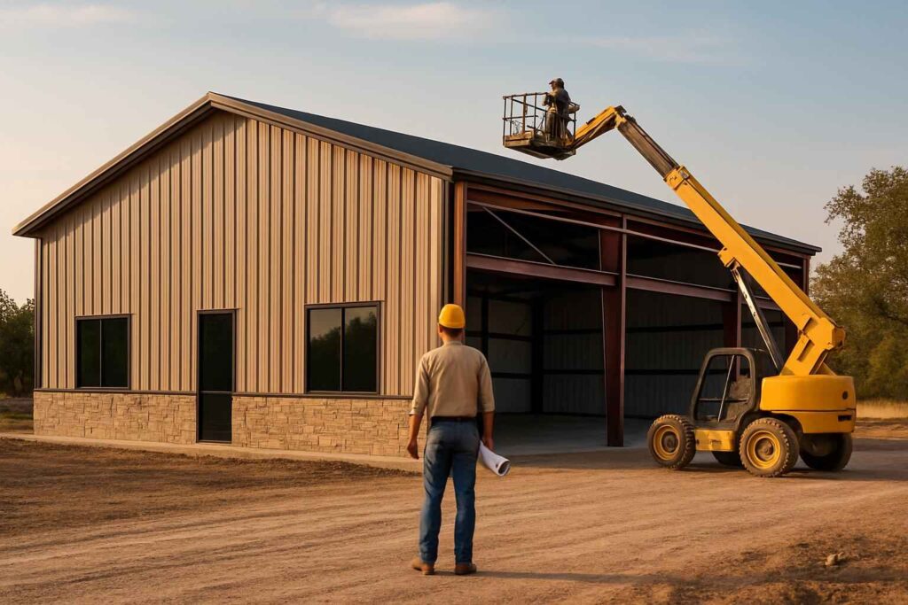 metal building contractor near me in johnson city tx
