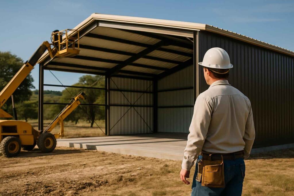 metal building contractor near me in sisterdale tx