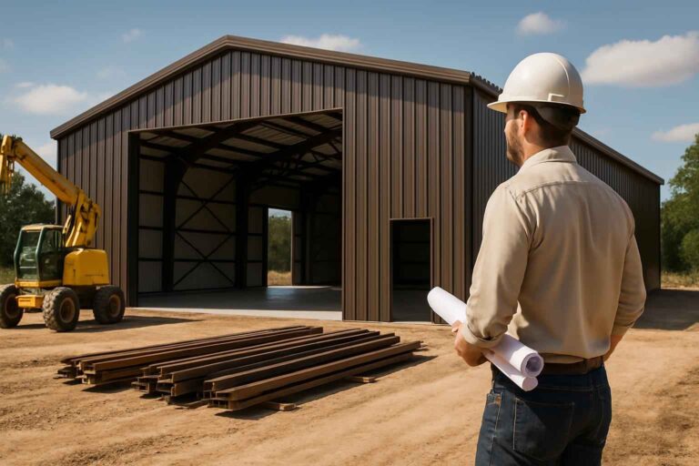 metal building contractor near me in waring tx