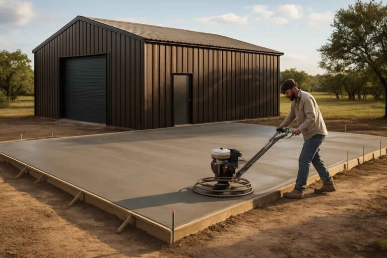 monolithic slab contractor in harper tx