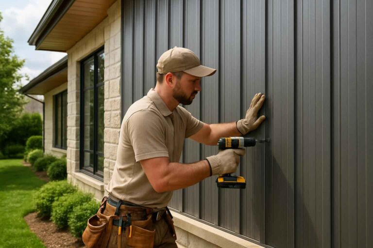 panel siding installer in comfort tx
