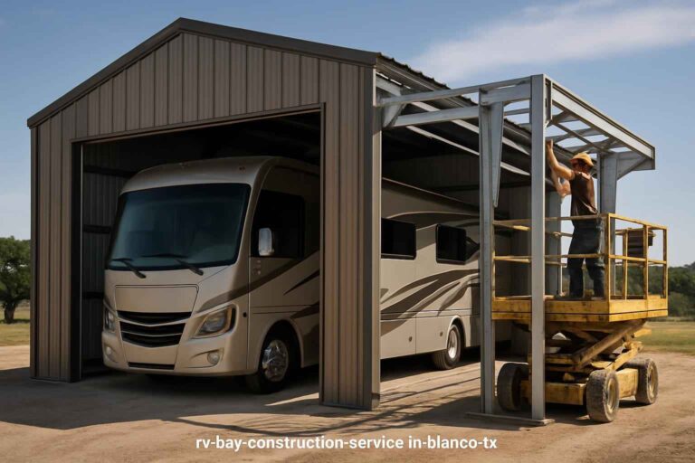 rv bay construction service in blanco tx