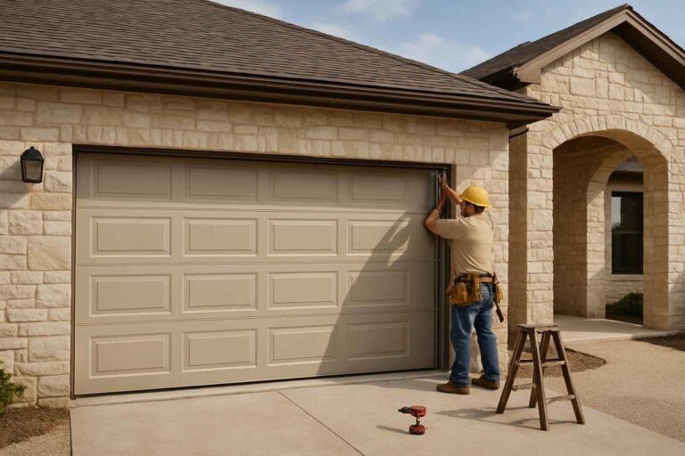 sectional door installer in waring tx