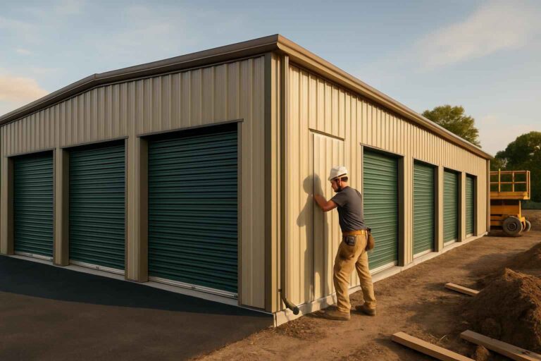 self storage building contractor in center point tx