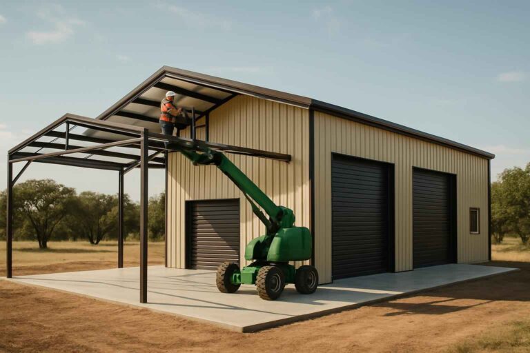 shop building design service in blanco tx