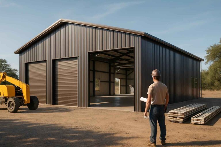 shop building design service in harper tx