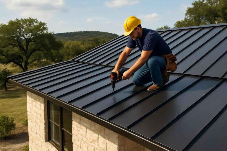 standing seam roof installer in waring tx