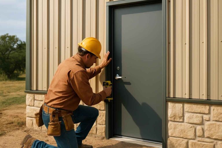 steel walk door installer in camp verde tx