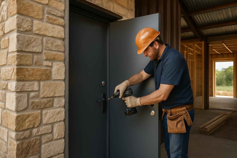 steel walk door installer in kerrville tx