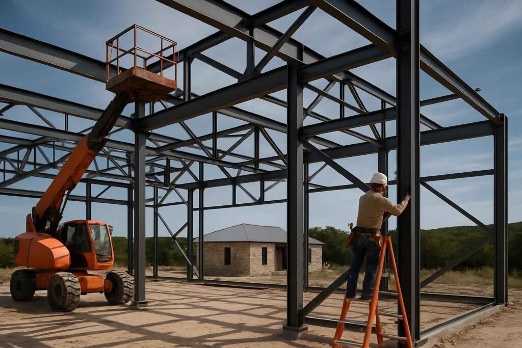 structural steel fabrication service in center point tx
