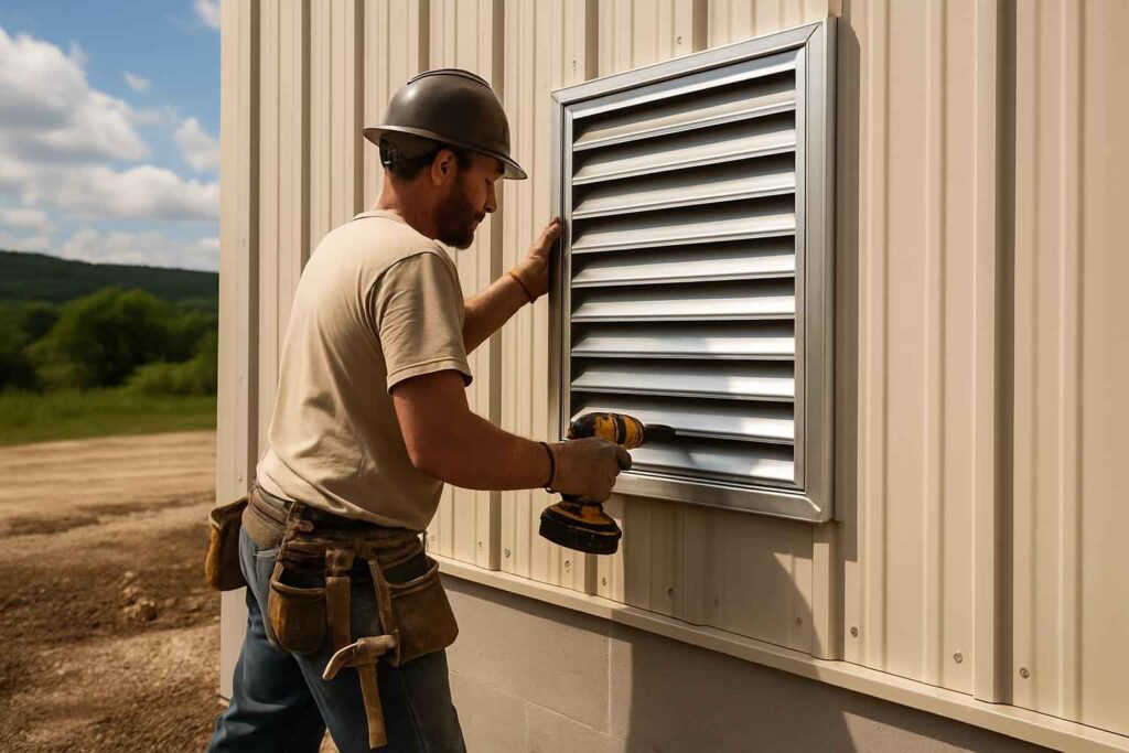 wall louver installer in ingram tx