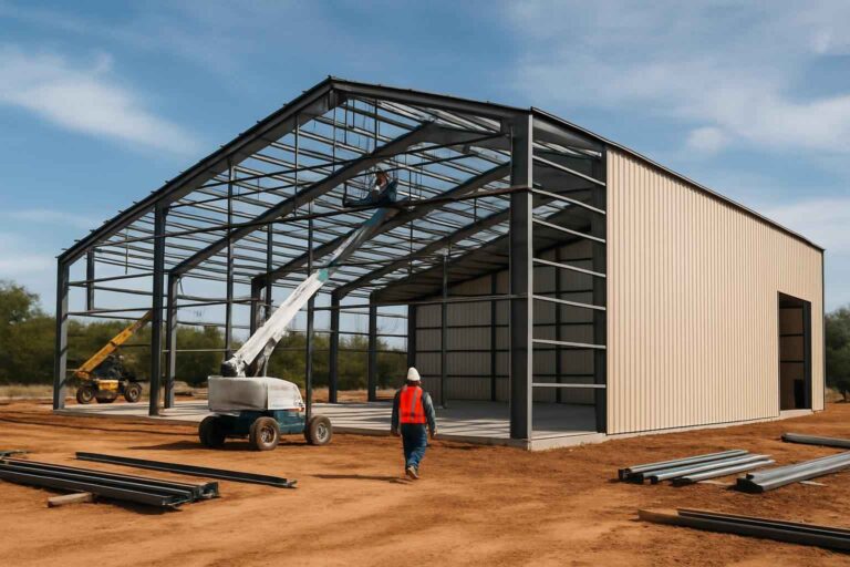 warehouse shell construction in blanco tx