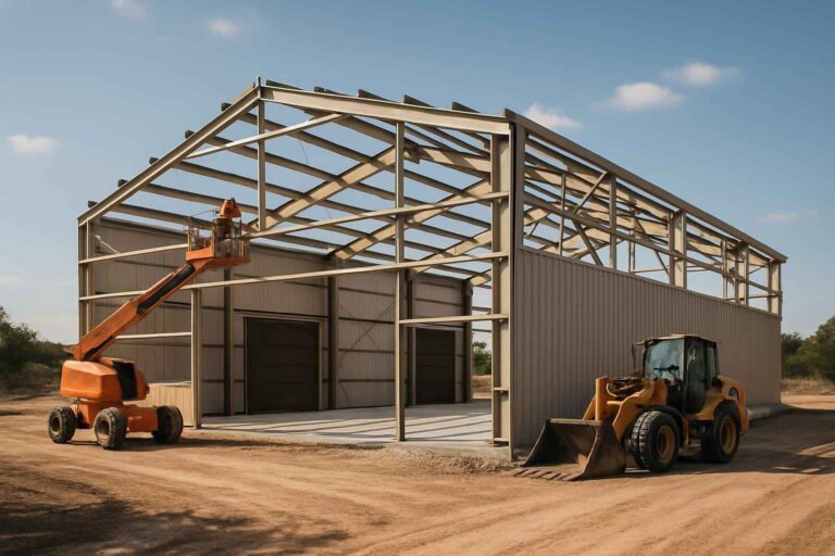 warehouse shell construction in harper tx