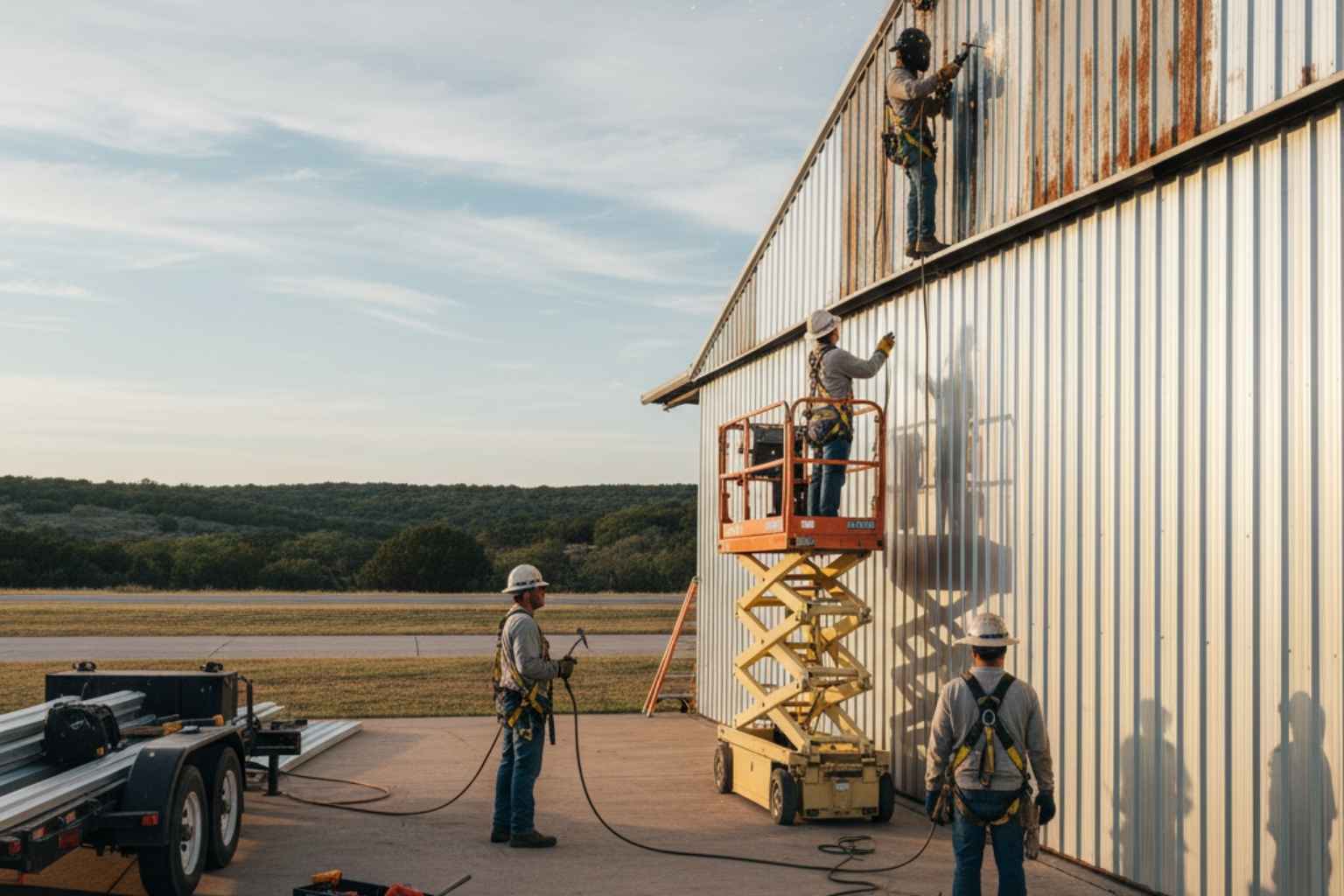 Hangar Repair Service In Round Mountain TX