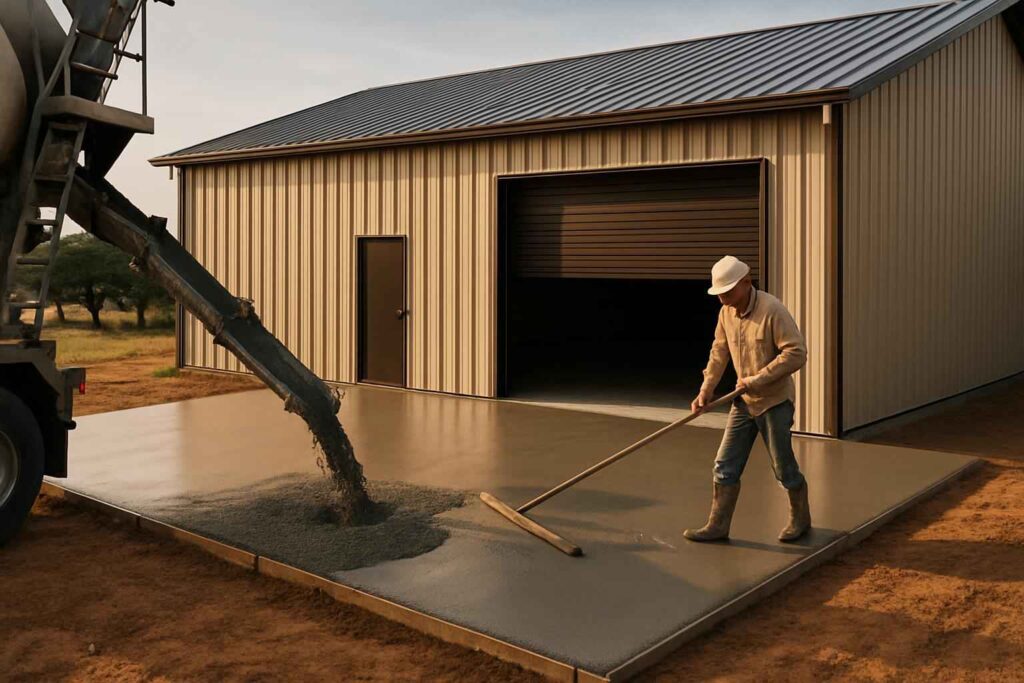 apron slab installation service in hunt tx