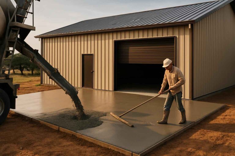 apron slab installation service in hunt tx