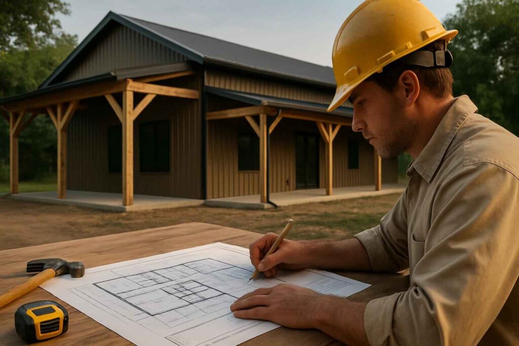 barndominium floor plan service in hunt tx