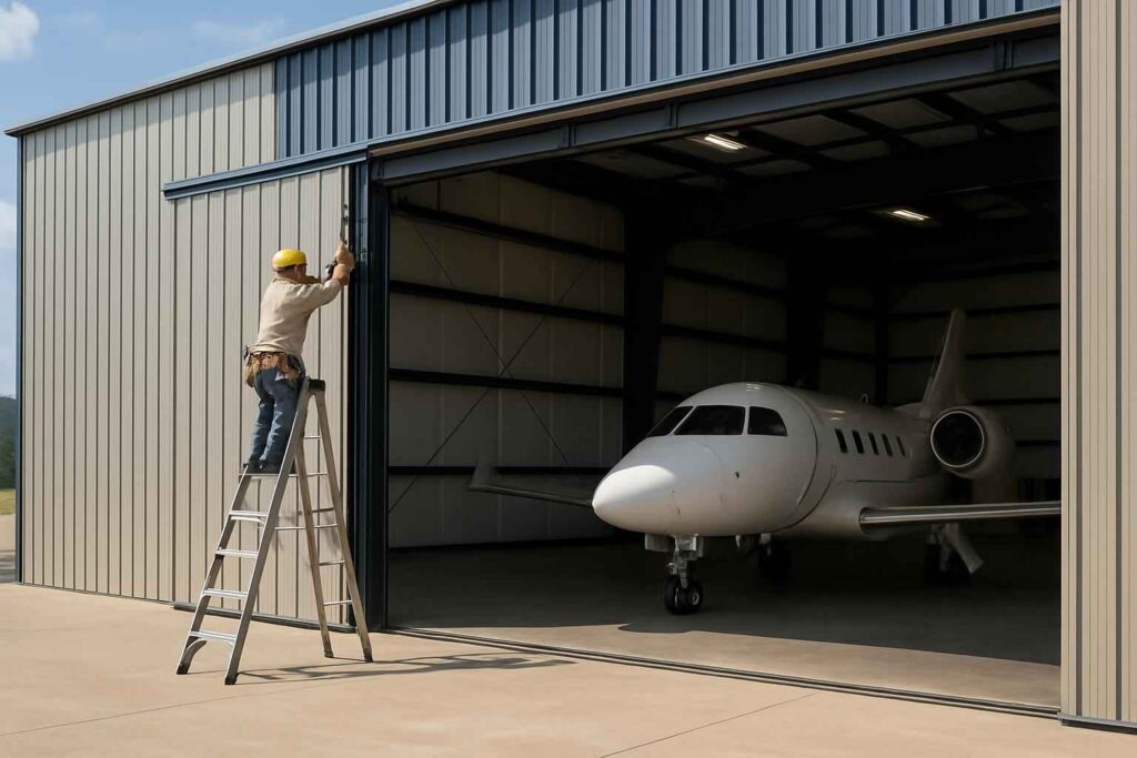 hangar door installer in kendalia tx