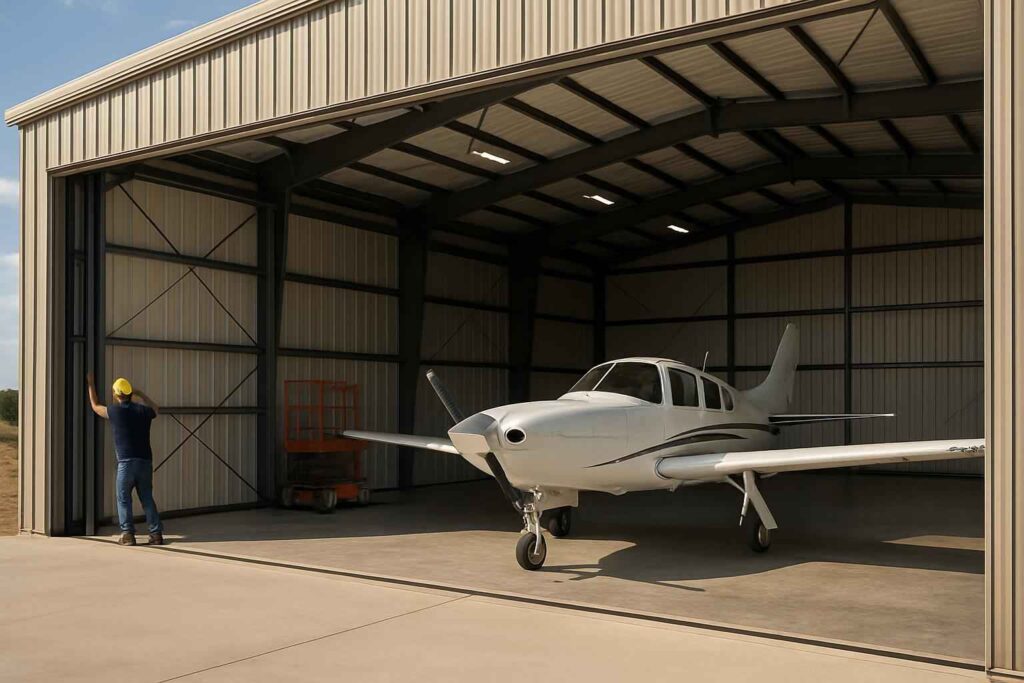 hangar door installer in llano tx