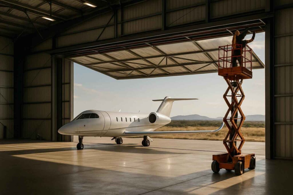 hangar door installer in round mountain tx