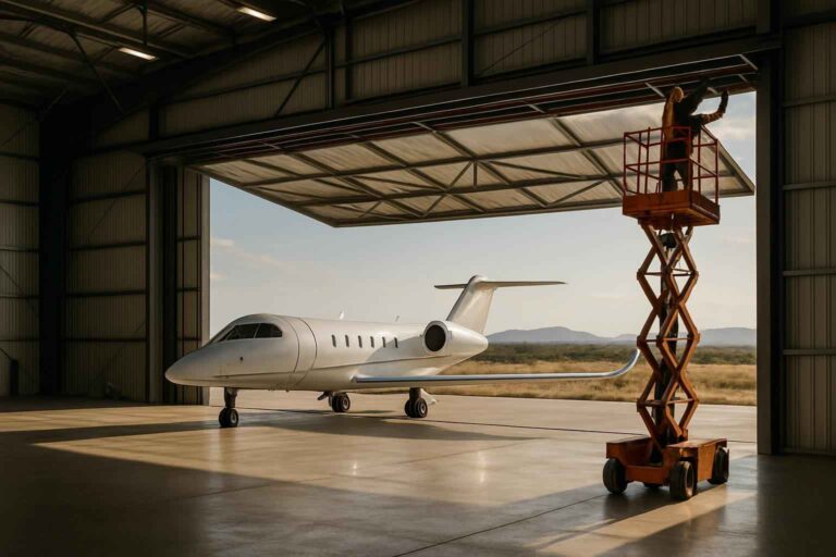 hangar door installer in round mountain tx