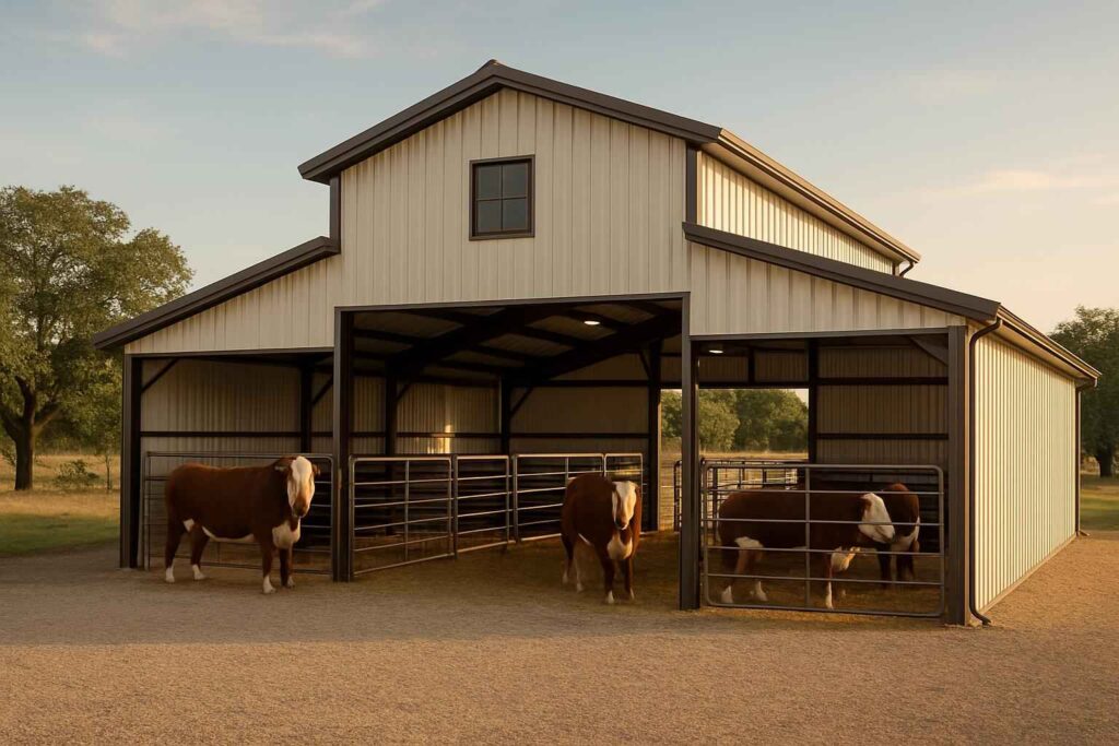 livestock barn builder in granite shoals tx