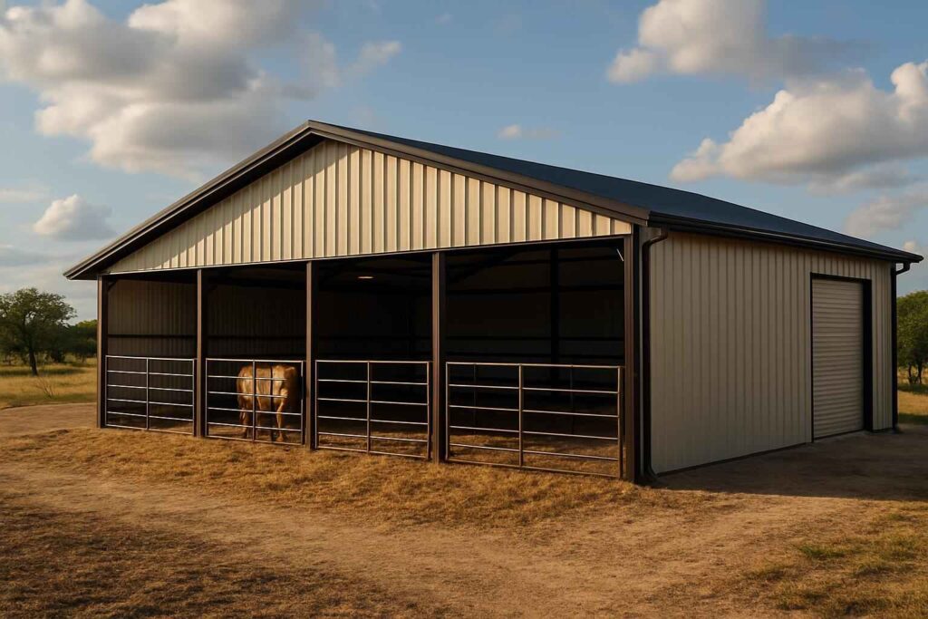 livestock barn builder in llano tx