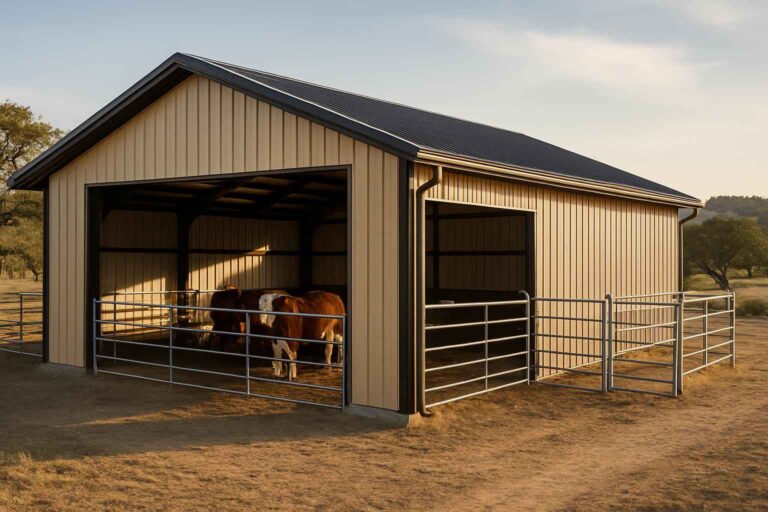 livestock barn builder in mountain home tx