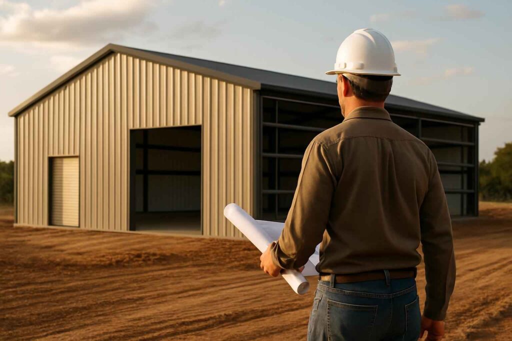 metal building contractor near me in llano tx