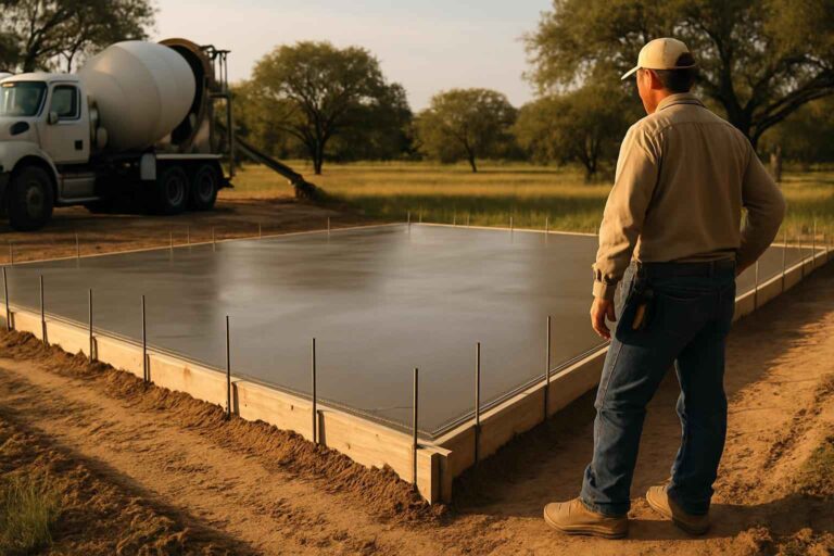 monolithic slab contractor in granite shoals tx