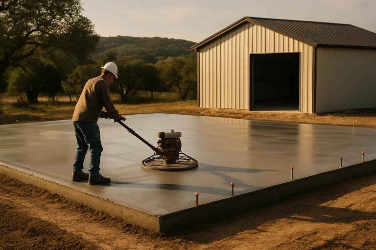 monolithic slab contractor in kendalia tx