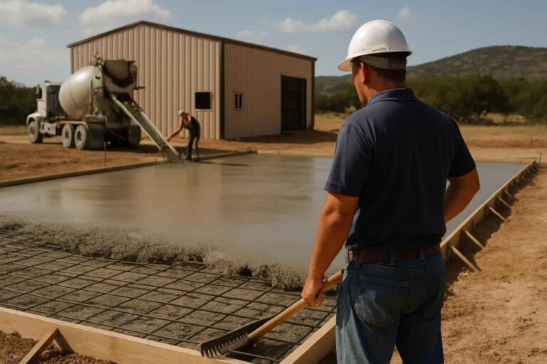 monolithic slab contractor in round mountain tx