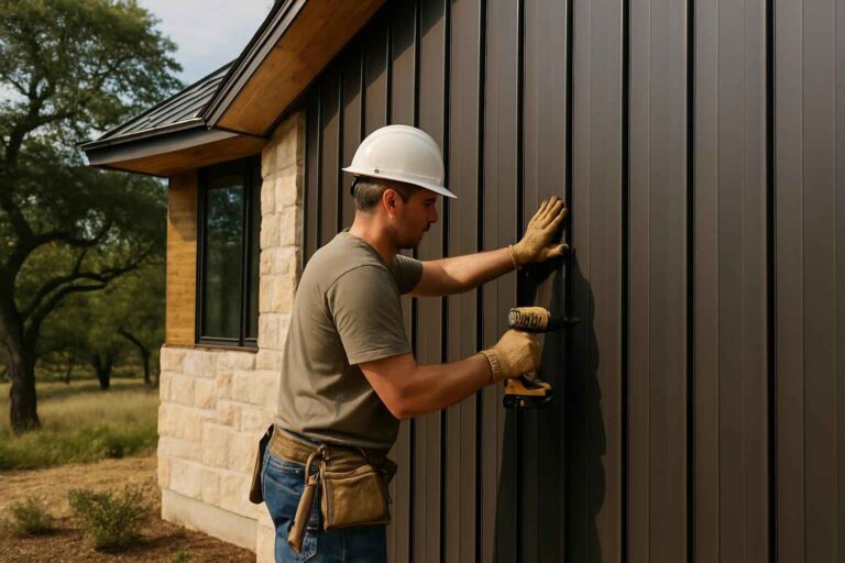 panel siding installer in hunt tx