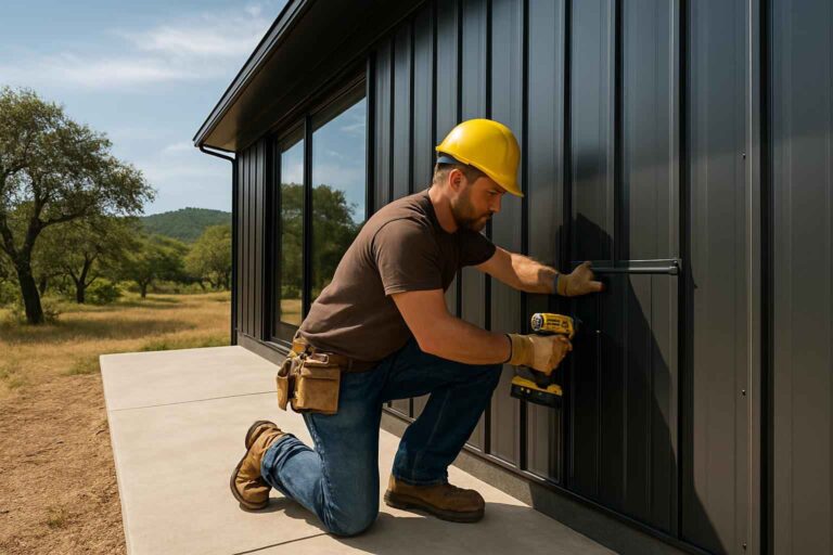 panel siding installer in round mountain tx