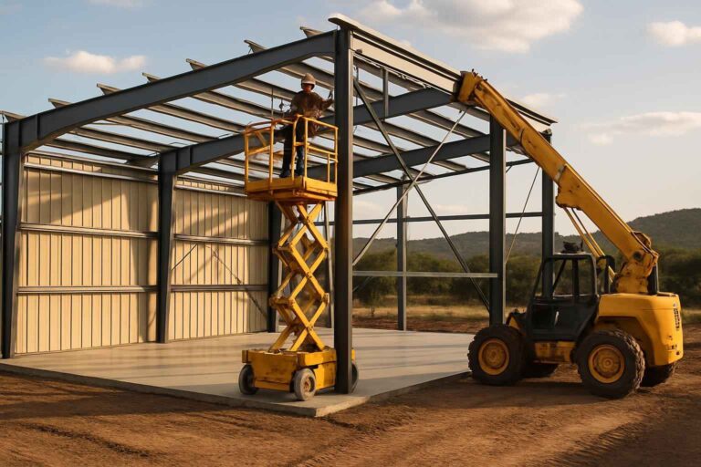 pemb installation contractor in round mountain tx