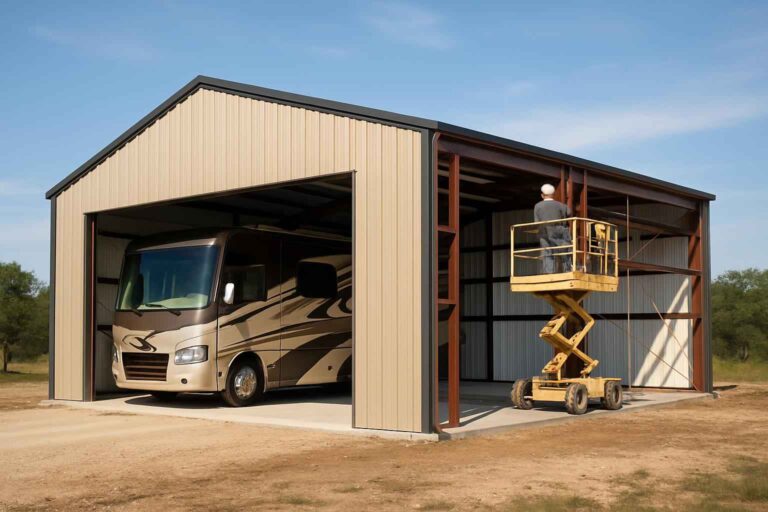 rv bay construction service in round mountain tx