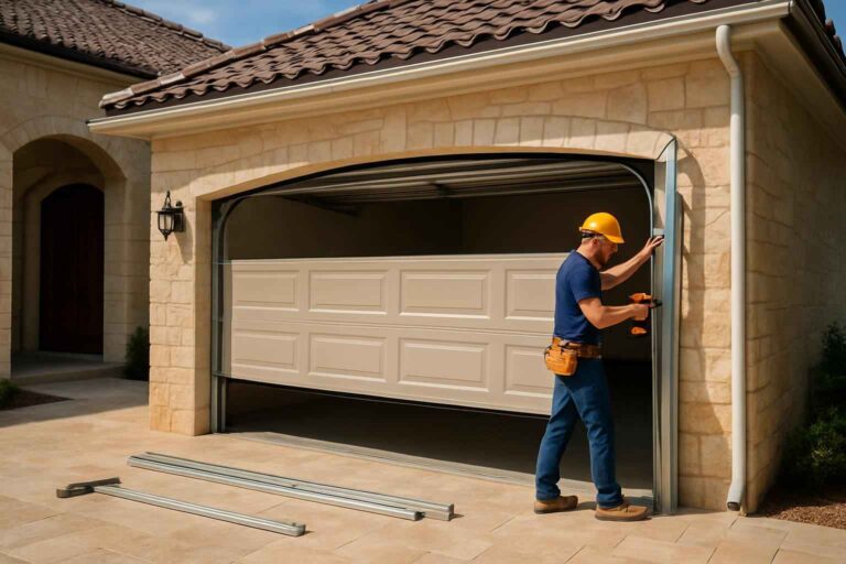 sectional door installer in round mountain tx