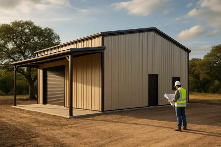 shop building design service in cypress mill tx