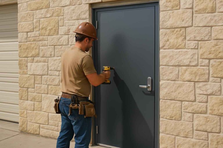 steel walk door installer in boerne tx