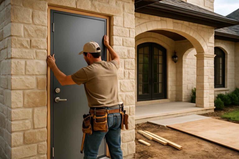 steel walk door installer in cypress mill tx