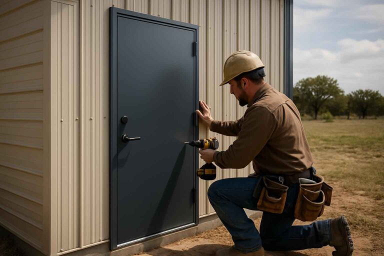 steel walk door installer in granite shoals tx
