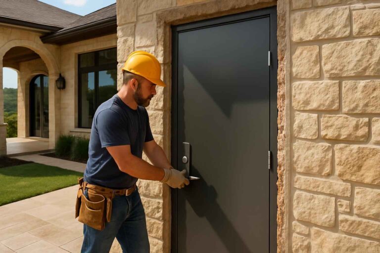 steel walk door installer in mountain home tx